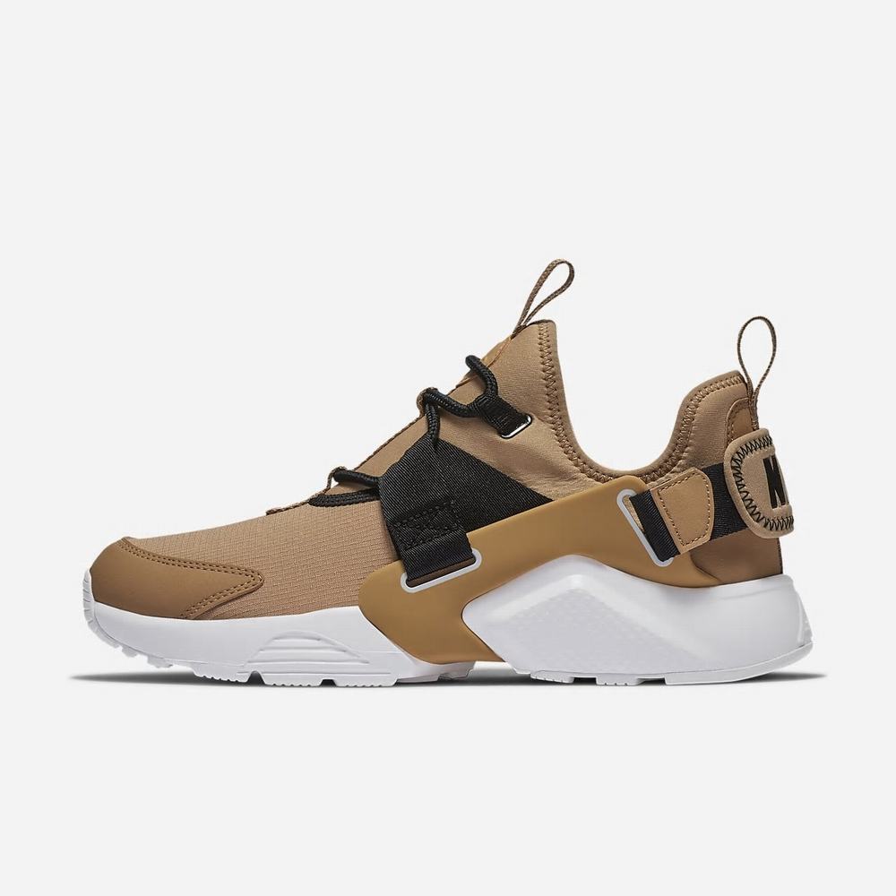 Sneakers Nike Air Huarache City Low Marron 1872-543 Praline/Black/White/Praline Femme | HSI-97730522